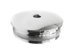 Tapón final para 42,4 x 2 mm, rosca M8, AISI 304, SATINADO