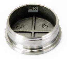 Tapón final para 48,3 x 2 mm, AISI 304, SATINADO