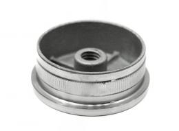 Tapón final para 48,3 x 2 mm, rosca M8, AISI 304, SATINADO