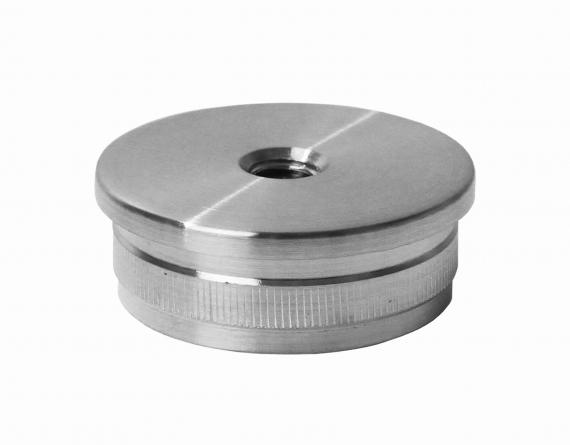 Foto Tapón final para 48,3 x 2 mm, rosca M8, AISI 304, SATINADO