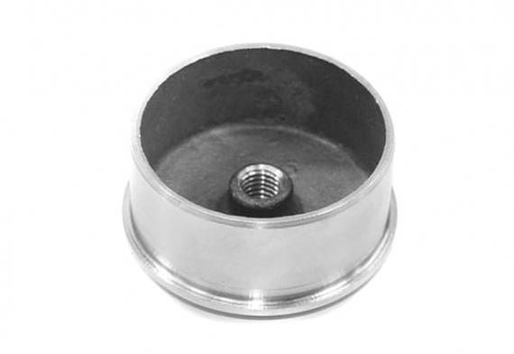 Foto Tapón final para 48,3 x 2 mm, rosca M8, AISI 316, SATINADO