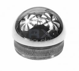 Tapón terminal 42,4 mm, AISI 304, Pulido