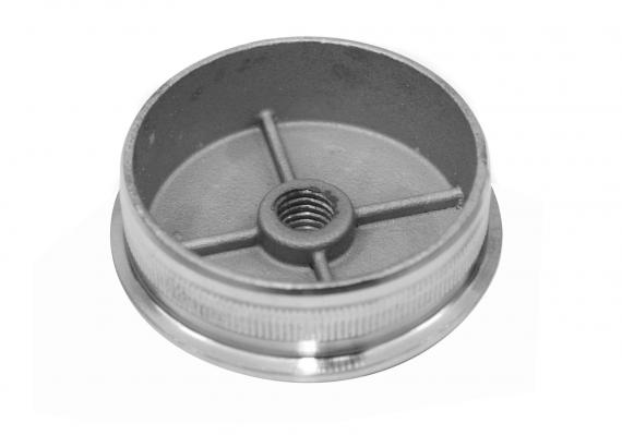 Foto Tapón terminal 48,3x2 mm, rosca M8, AISI 304, SATINADO