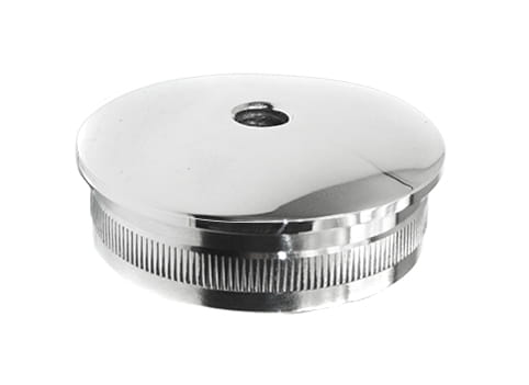 Foto Tapón terminal 50,8x1,5 mm, rosca M8, AISI 304, PULIDO Pulido