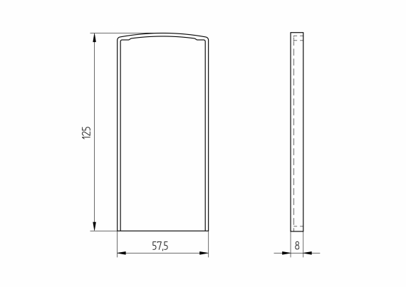 Foto Tapón terminal, ALUMINIO ANODIZADO