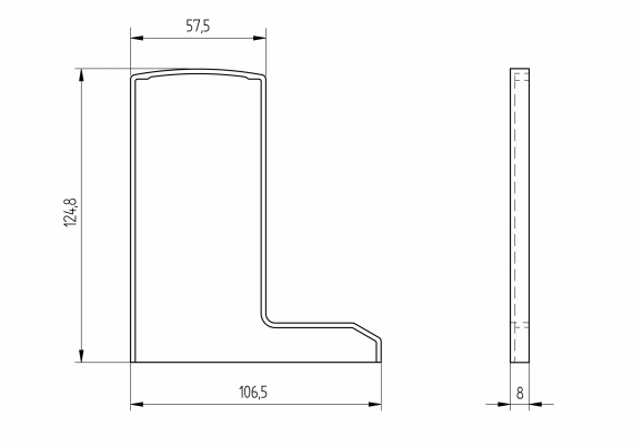 Foto Tapón terminal ETP.006.03.AL.A, DERECHO
