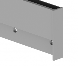 Tapa de extremo perfil derecha ETP.002.11.AL.AL, ALUMINIO, SATINADO