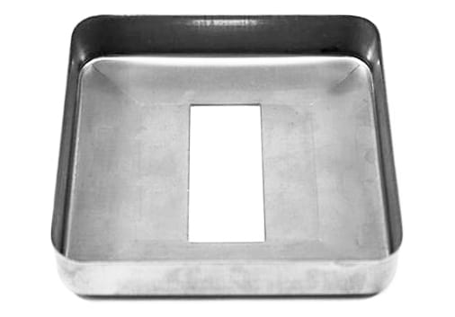 Foto Tapa para perfil 20x50/90x90 mm, AISI 304, SATINADO