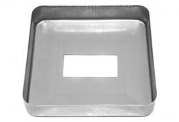 Tapa para perfil 40x20/90x90 mm, AISI 304, SATINADO