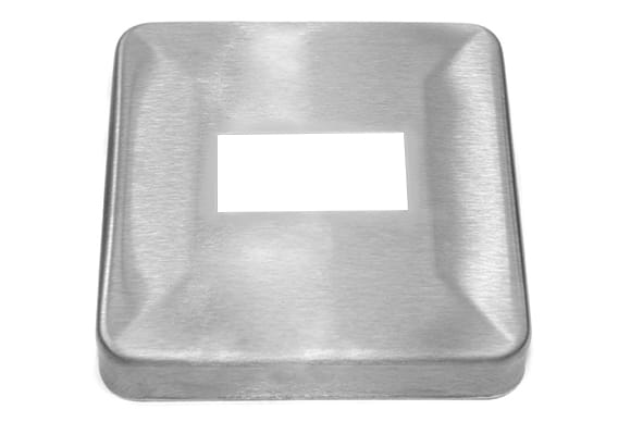 Foto Tapa para perfil 40x20/90x90 mm, AISI 304, SATINADO