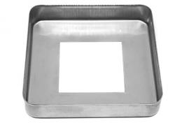Tapa para perfil 40x40/90x90 mm, AISI 304, Pulido.