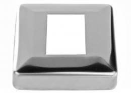 Tapa para perfil 60x40/105x105mm, AISI 304, Pulido