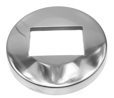 Foto Tapa para perfil 60x40/115mm, AISI 304, Pulido