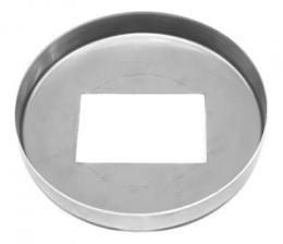 Tapa para perfil 60x40/115mm, AISI 304, Pulido