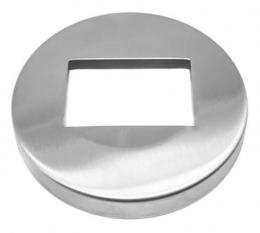 Tapa para perfil 60x40/115mm, AISI 304, SATINADO