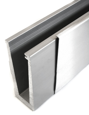 Foto Tapa para perfil ETP.001.01.AL.A - PARTE FRONTAL 2,5 m, SATINADO