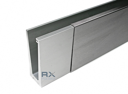 Foto Tapa para perfil ETP.001.01.AL.A - PARTE FRONTAL 2,5 m, SATINADO