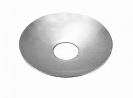 Tapa para tubo 12/48 mm, AISI 304, Pulido