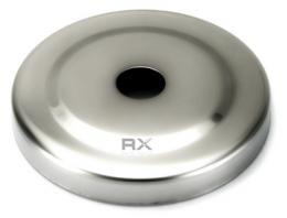 Tapa para tubo 12/64 mm, AISI 304, Pulido