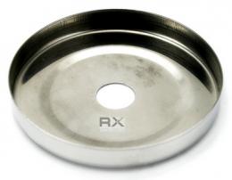 Tapa para tubo 12/64 mm, AISI 304, Pulido