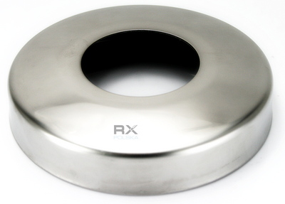 Foto Tapa para tubo 33,7/90 mm, AISI 304, Pulido