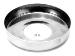 Tapa para tubo 33,7/90 mm, AISI 304, Pulido