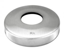 Tapa para tubo 33,7/90 mm, AISI 304, SATINADO