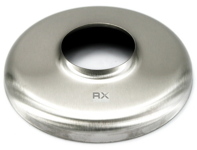 Foto Tapa para tubo 33,7/90 mm, AISI 304, SATINADO.