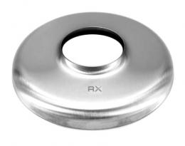 Tapa para tubo 33,7/90 mm, AISI 304, SATINADO.