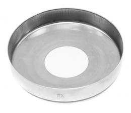 Tapa para tubo 38,1/95 mm, AISI 304, Pulido