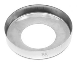 Tapa para tubo 38,1/95 mm, AISI 304, SATINADO