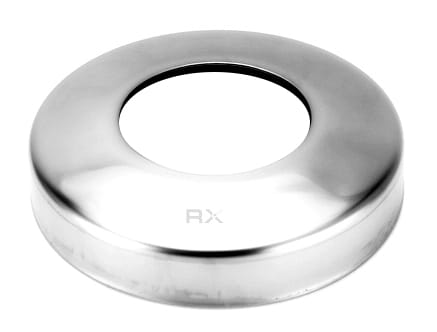 Foto Tapa para tubo 40/90 mm, AISI 304, Pulido