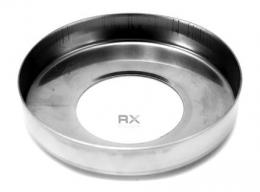 Tapa para tubo 40/90 mm, AISI 304, Pulido