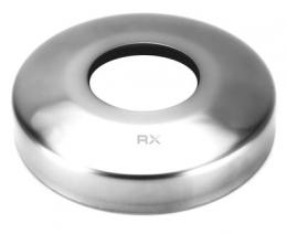 Tapa para tubo 40/95 mm, AISI 304, Pulido
