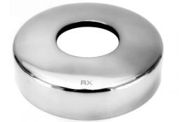 Tapa para tubo 42,4/105mm, AISI 304, Pulido