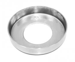 Tapa para tubo 42,4/85mm, AISI 304, SATINADO