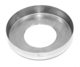 Tapa para tubo 50,8/105mm, AISI 304, Pulido