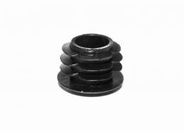 Tapa plástica para tubo de 20 mm, negra
