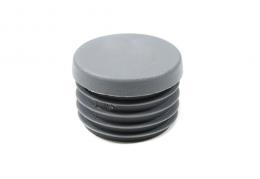 Tapa plástica para tubo de 30 mm, gris