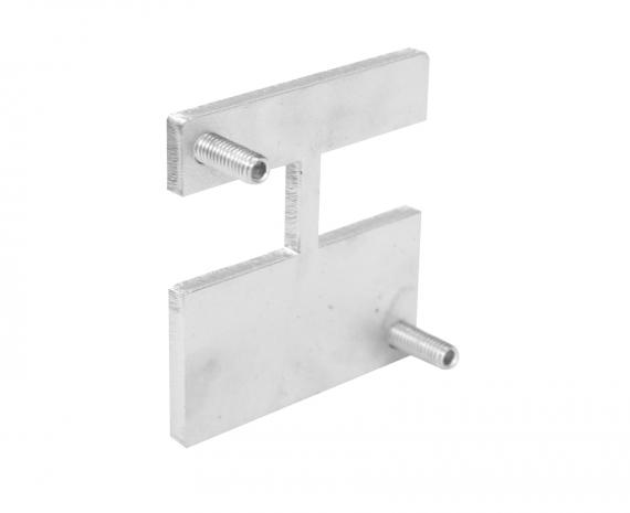 Foto Tapa terminal de CONEXIÓN EN Y de RANURA 55x50mm, AISI 304, EN BRUTO