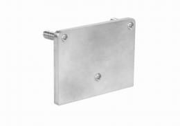 Tapa terminal de pasamanos 60x40mm, AISI 304, EN BRUTO