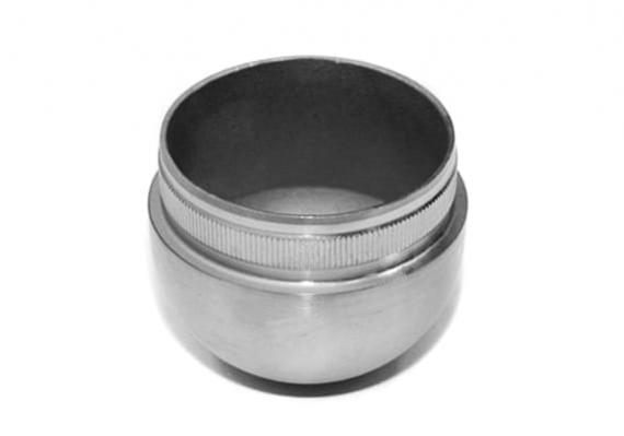 Foto Tapa terminal para 50,8x1,5 mm, AISI 304, SATINADO.