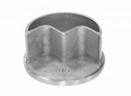 Tapa terminal para 50,8x1,5 mm, AISI 304, SATINADO