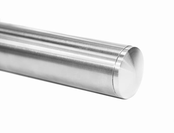 Foto Tapa terminal para pegar a tubo 42,4x2mm, AISI 304, SATINADO