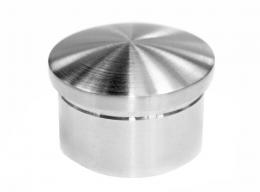 Tapa terminal para pegar a tubo 42,4x2mm, AISI 304, SATINADO