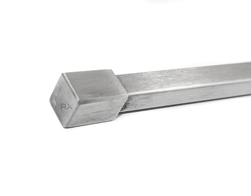 Foto Tapa terminal para perfil 10x10x2 mm, AISI 304, SATINADO