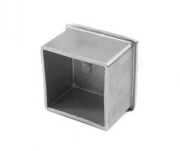 Tapa terminal para perfil 50x50x2 mm, AISI 304, SATINADO