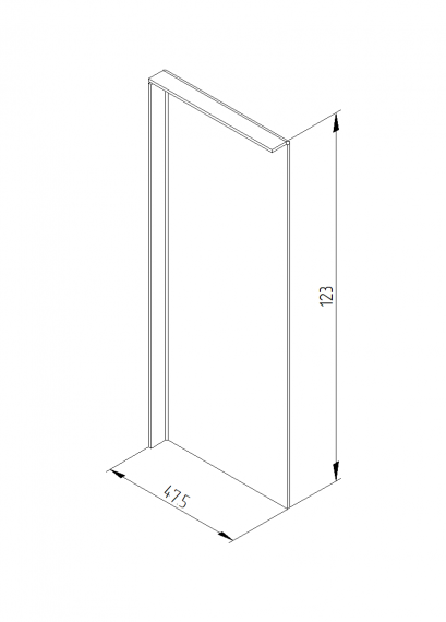Foto Tapa terminal para perfil ETP.002.02.AL.A - IZQUIERDA, SATINADO