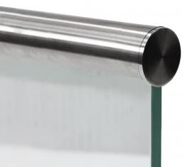 Tapa terminal para ranura 42,4x1,5mm, AISI 304, SATINADO