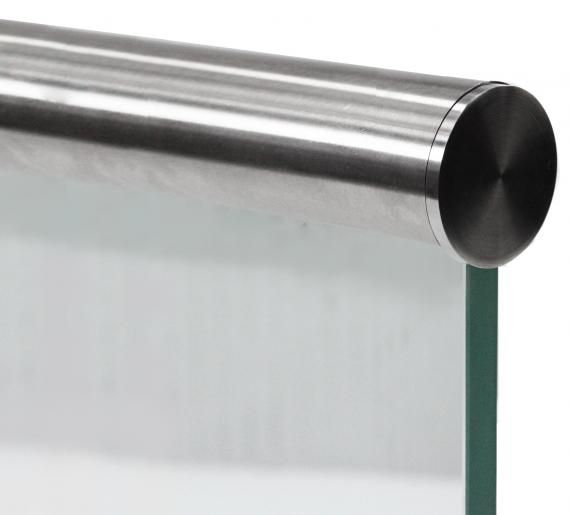 Foto Tapa terminal para ranura 42,4x1,5mm, AISI 304, SATINADO